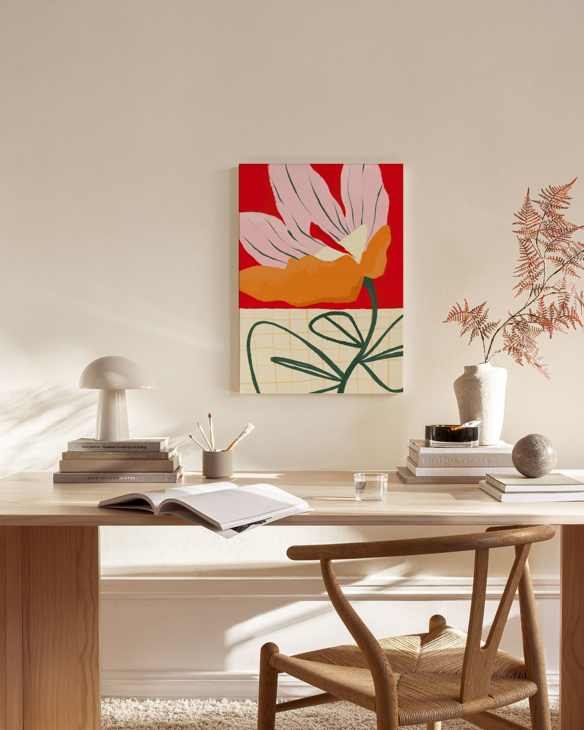 Decorative Flower Canvas print