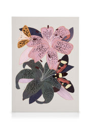 Lilies and Butterflies Canvas print