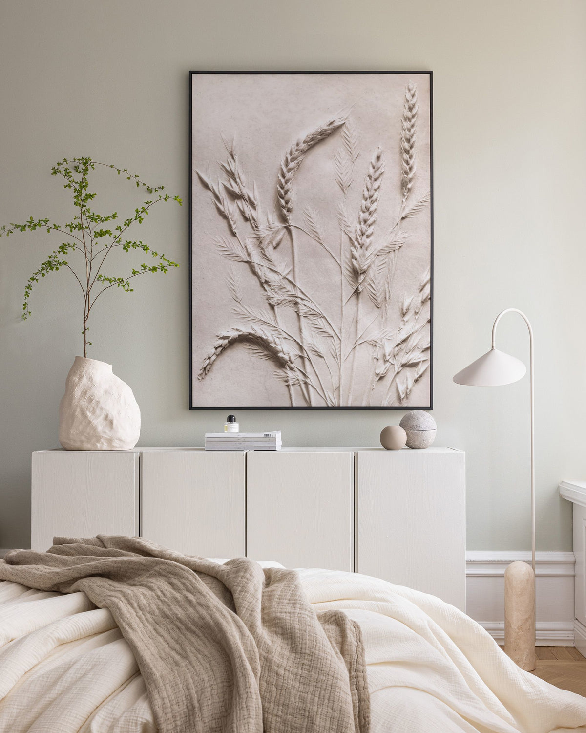 Relief Wheat Canvas print