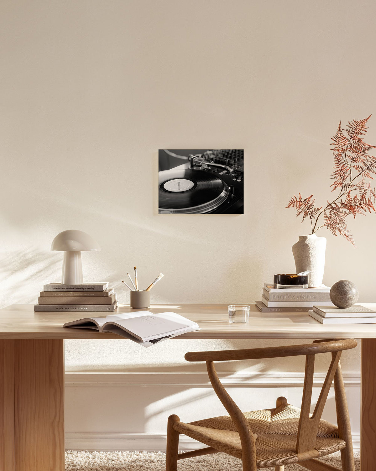 Turn Table Canvas print
