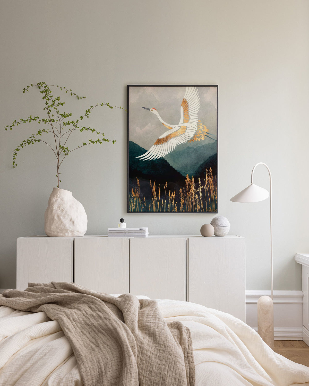 SpaceFrog Designs - Elegant Flight Canvas print