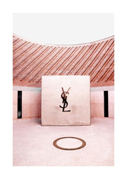 YSL Fashion Museum Print