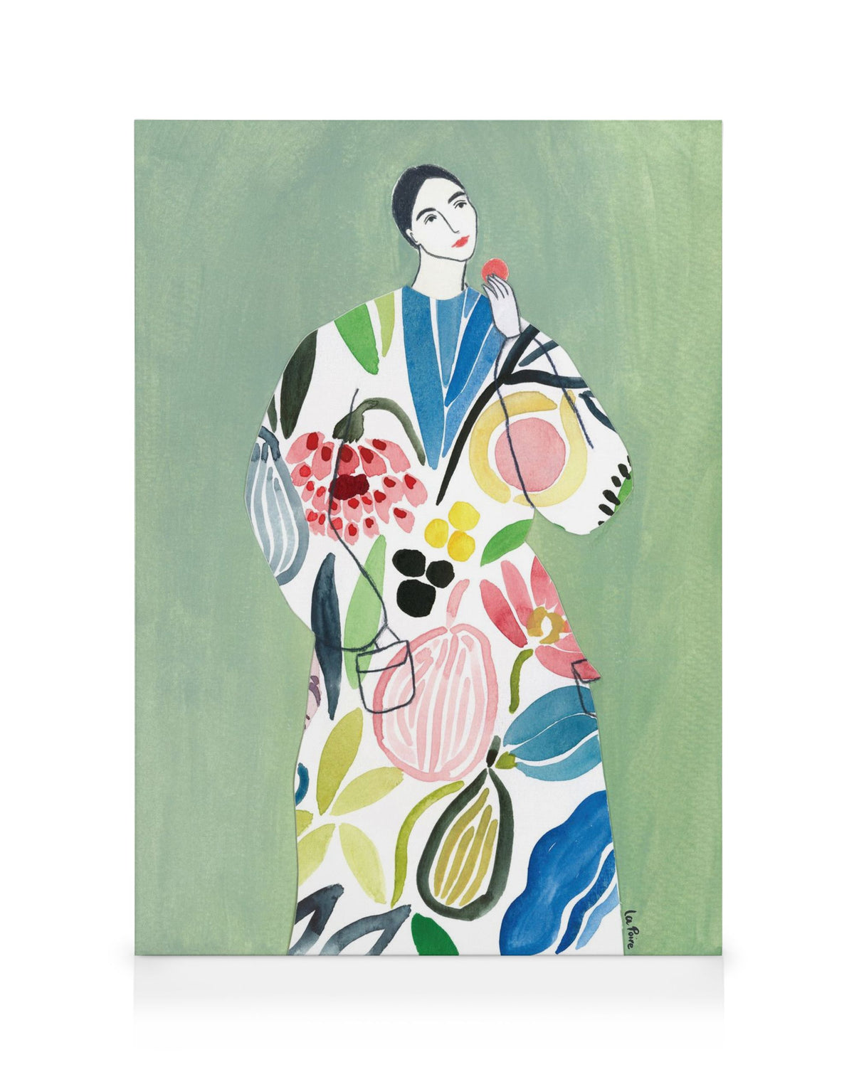 Pear Coat Canvas print