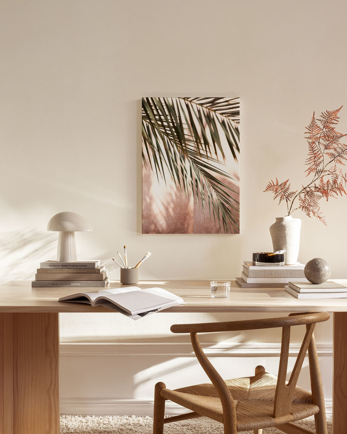 Pink Shadow Canvas print
