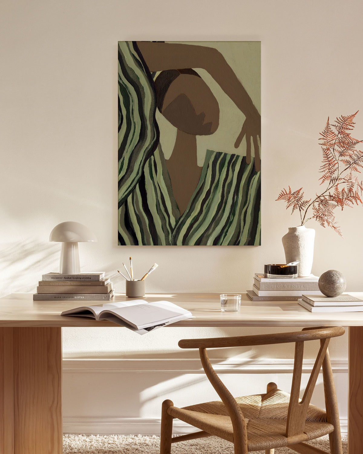 Soft Contour Canvas print