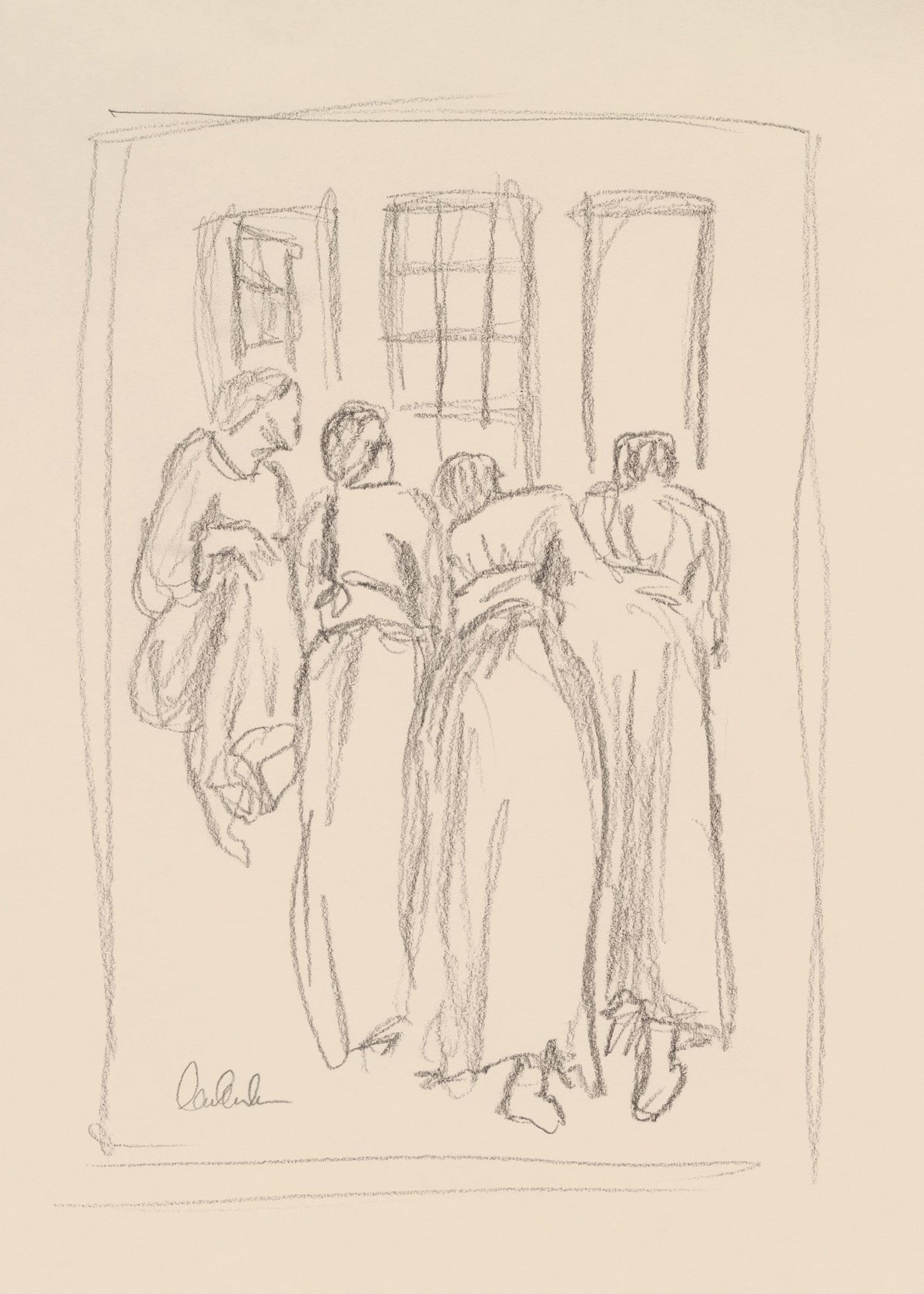 The Dreamers Sketch Print