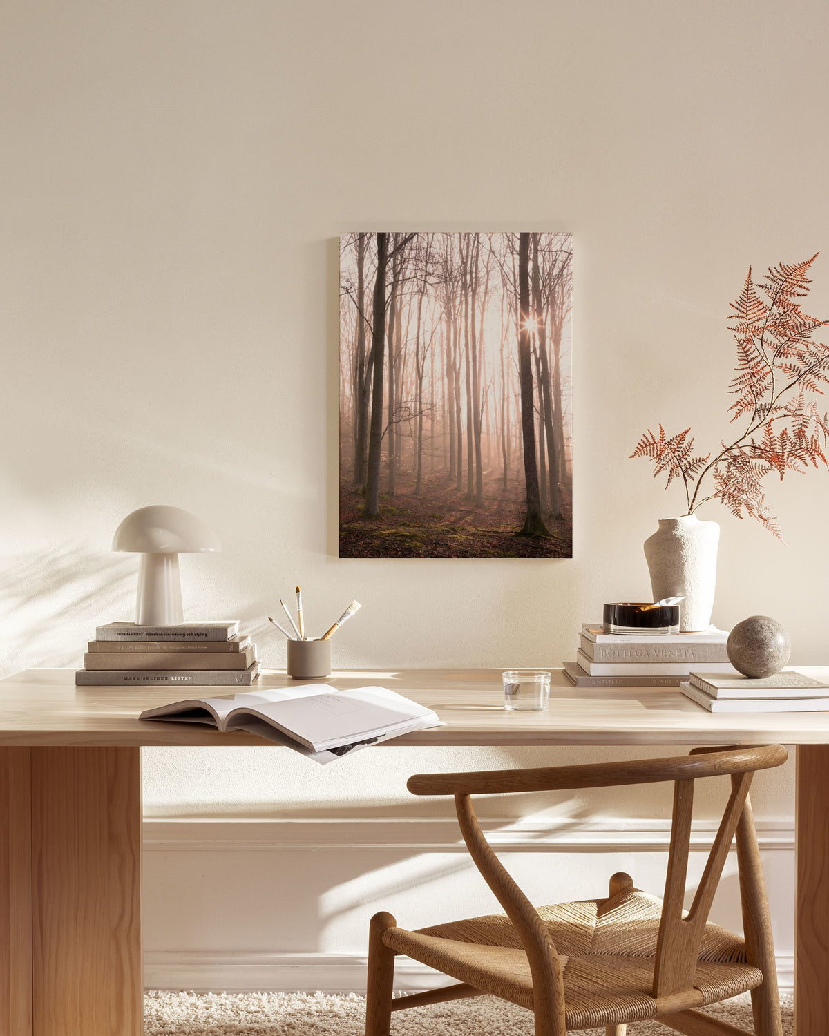 Forest in Fog Canvas print