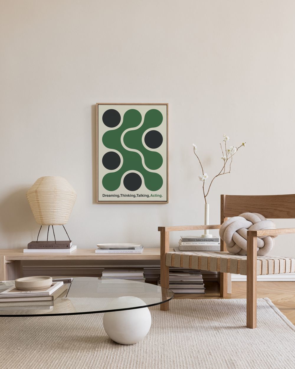 Acting Canvas print