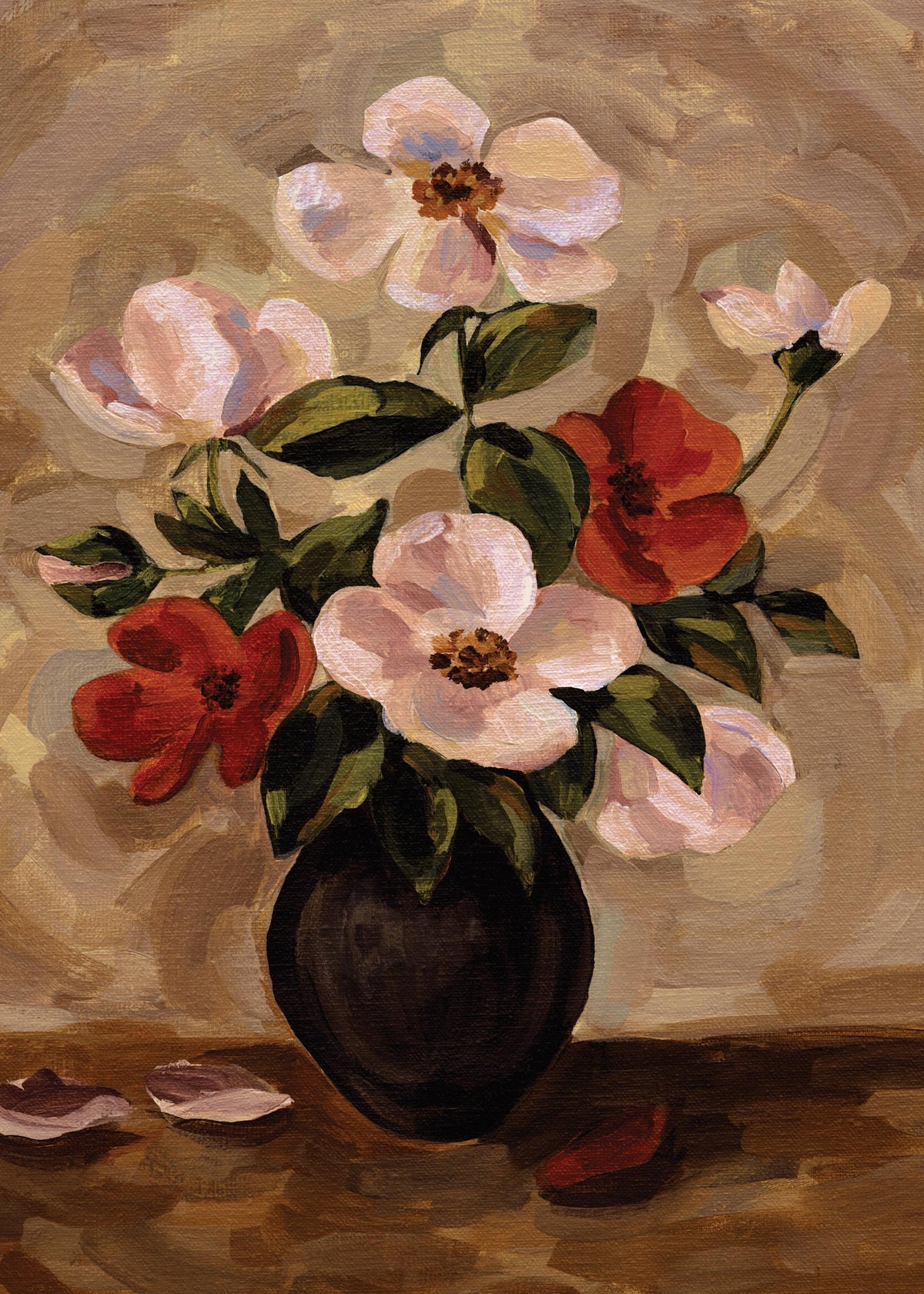 Rustic Floral Print