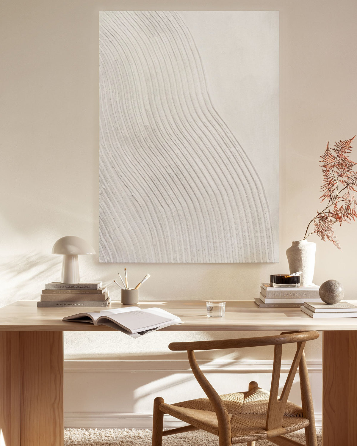 Soft Lines Texture No2 Canvas print