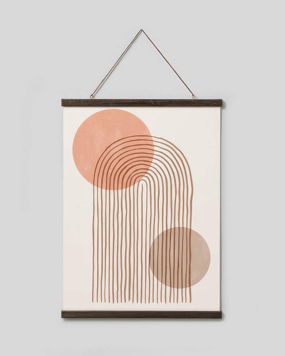 Poster Hanger Dark Oak 51 cm, magnet fastener