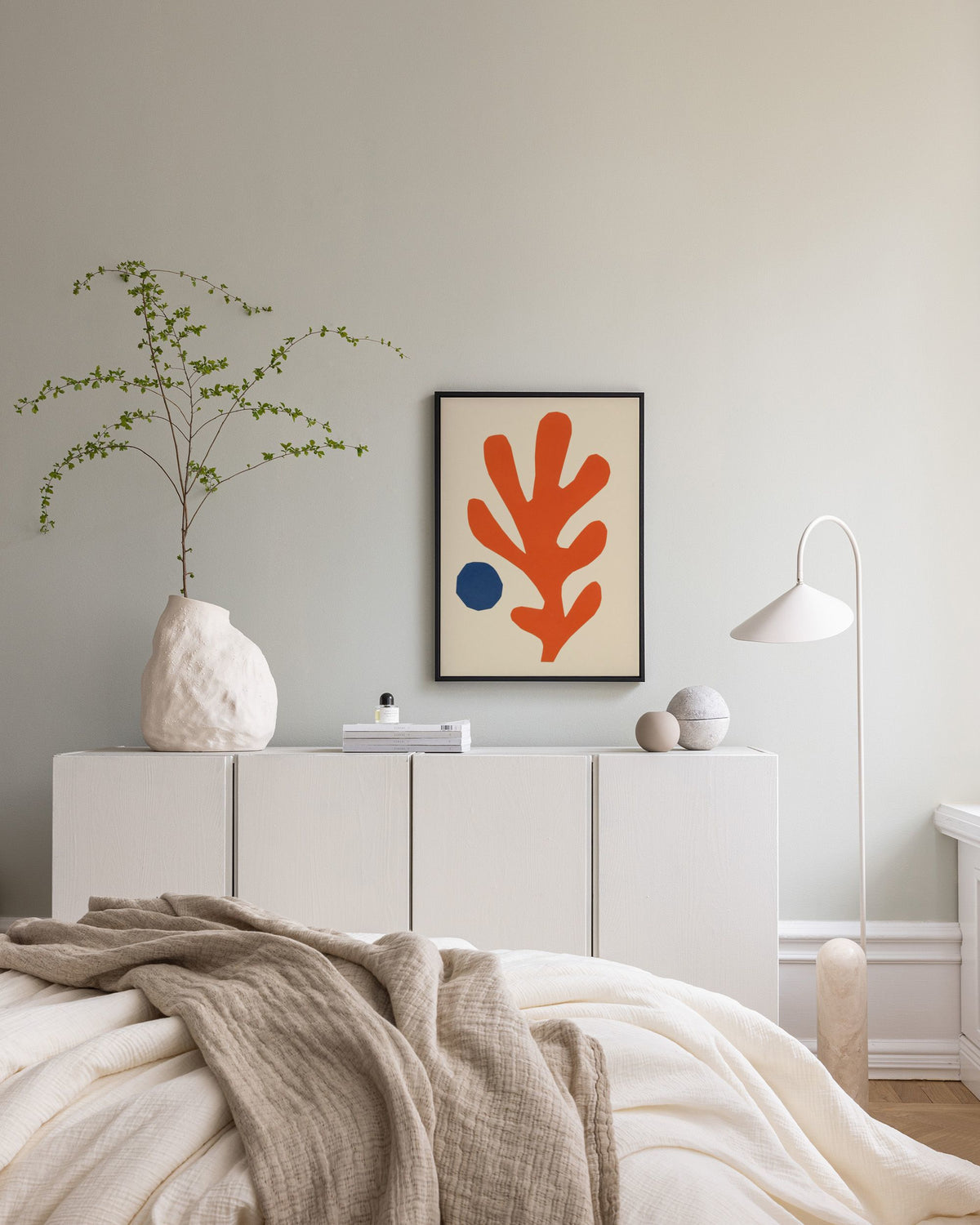 Cutout Coral Canvas print