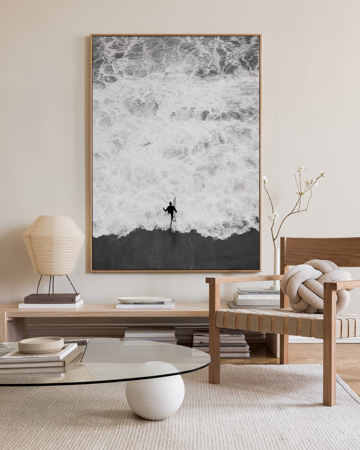 Running Into Ocean  Ocean Adventure Canvas print