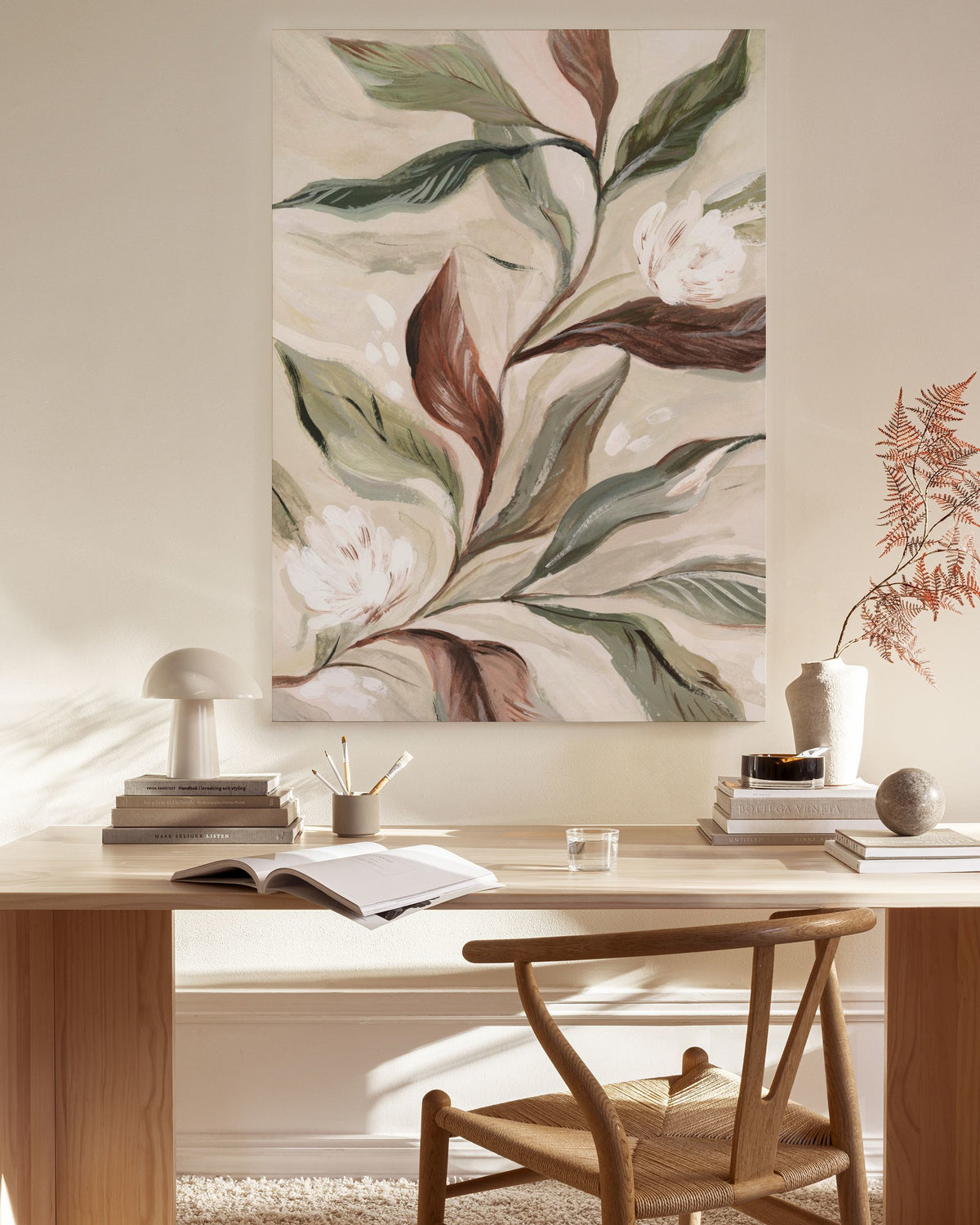 Rustic Botanicals Canvas print