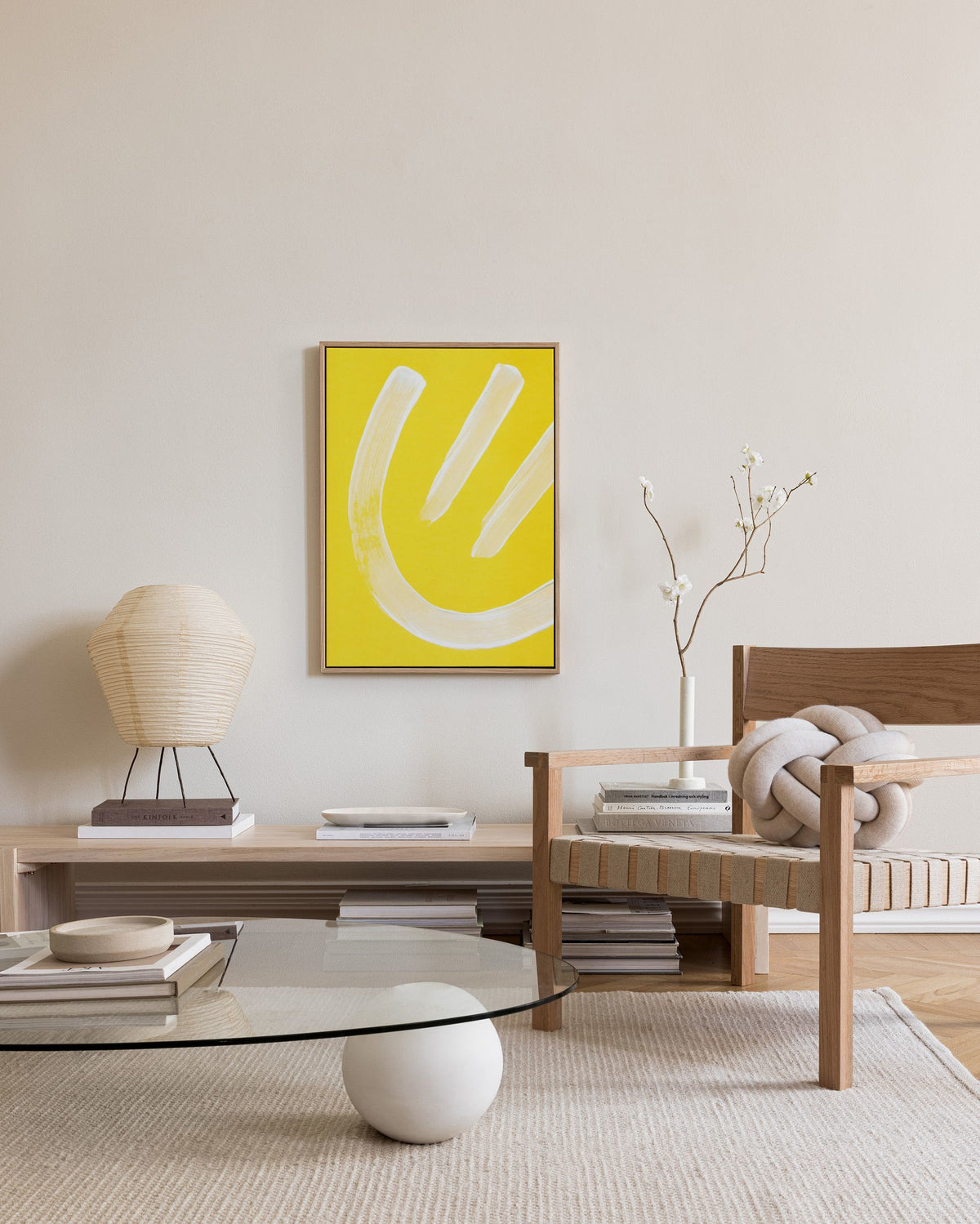 Yellow Smiley Canvas print