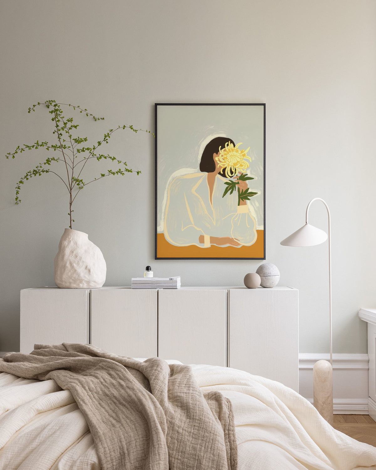 Arty Guava - Lay Hoon - The Chrysanthemum Canvas print