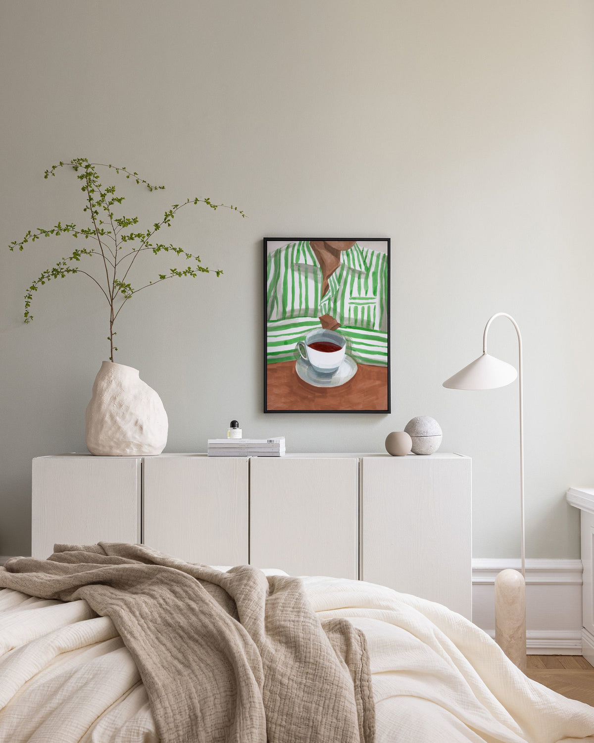 Laura Page - Coffee Morning Canvas print