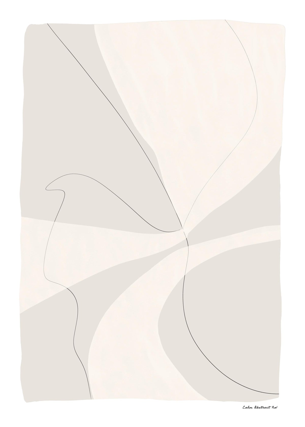 Calm Abstract No1 Print