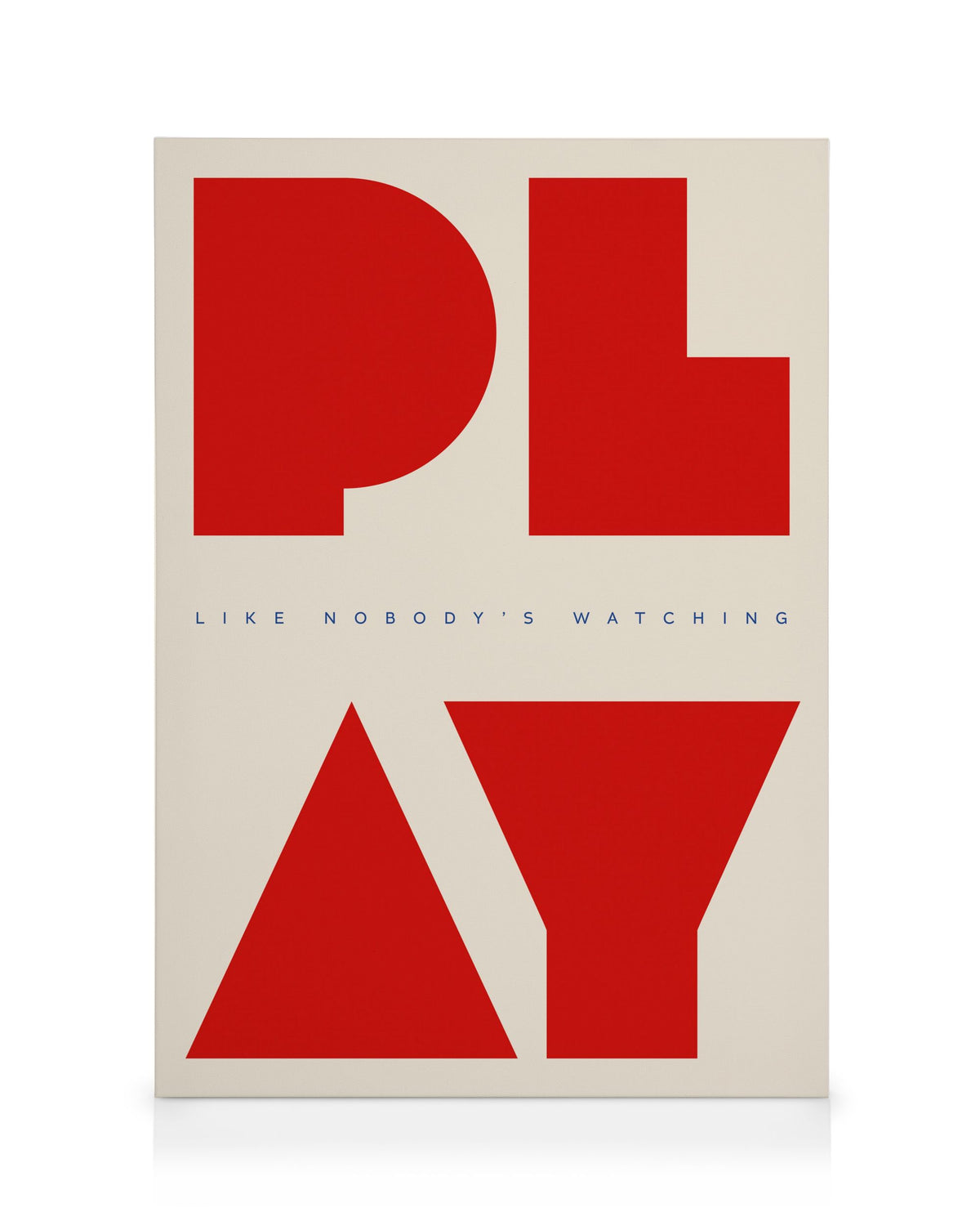 Play Bold Canvas print
