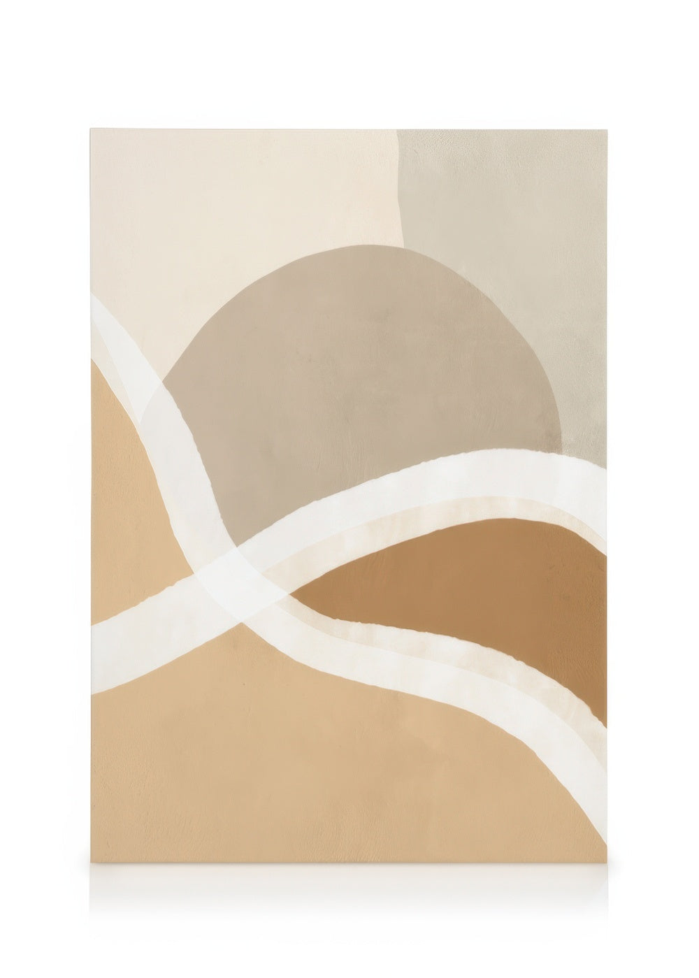 Warm Shapes No2 Canvas print
