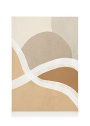 Warm Shapes No2 Canvas print