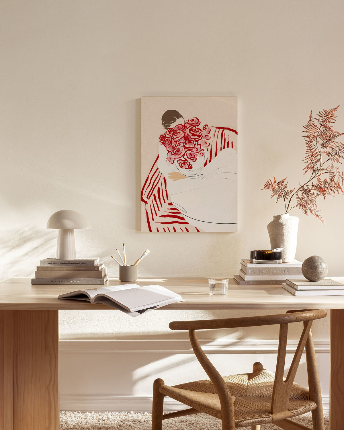 Hug of Roses Canvas