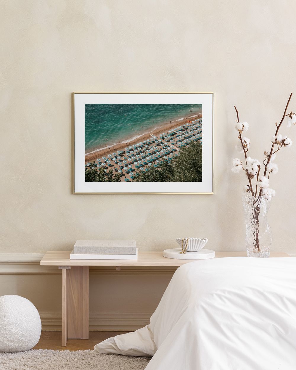 Positano Beach Front Print