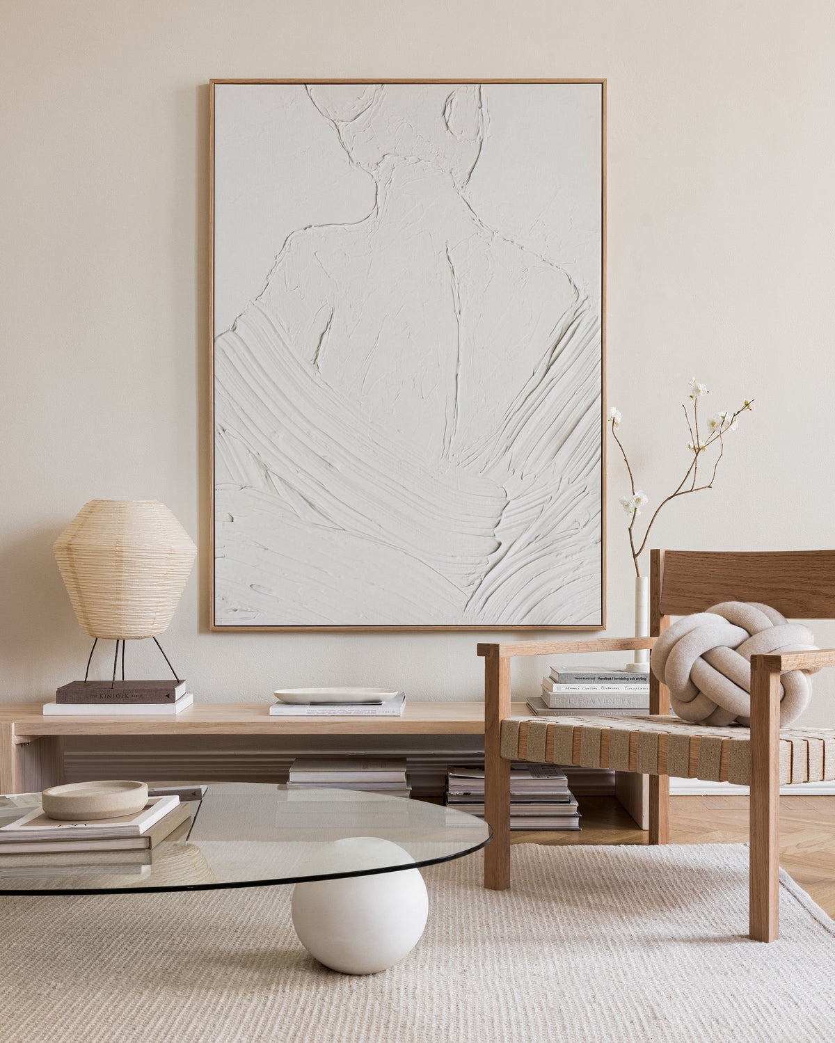 Figurative Texture Canvas print