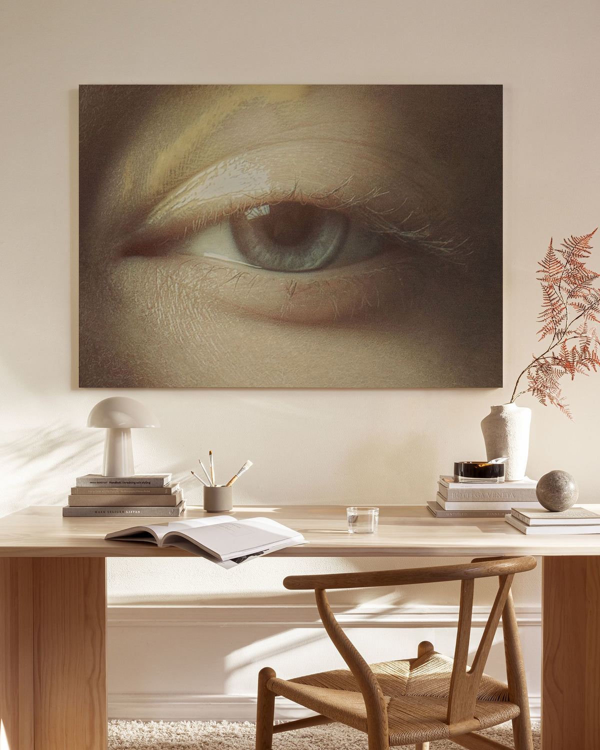 The Observer Canvas print