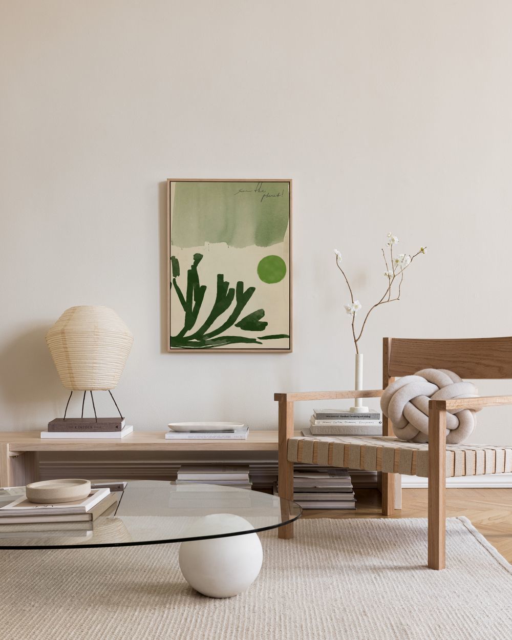 Sylvia Takken - Go Green Canvas print