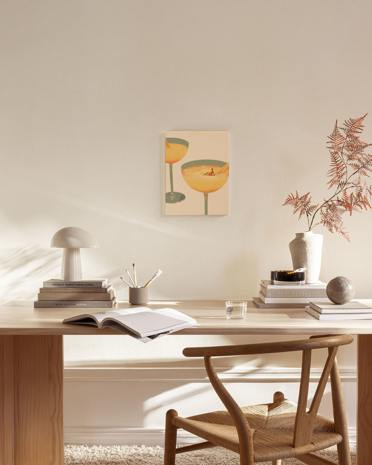 Maarten Leon - Holiday in a Glass No1 Canvas print