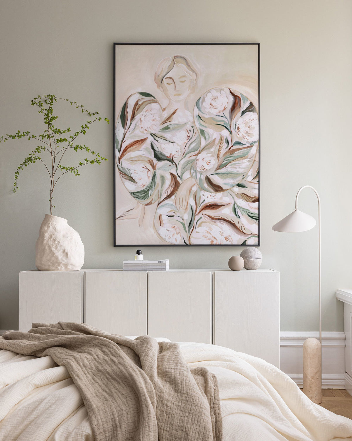 Flower Dress Canvas print