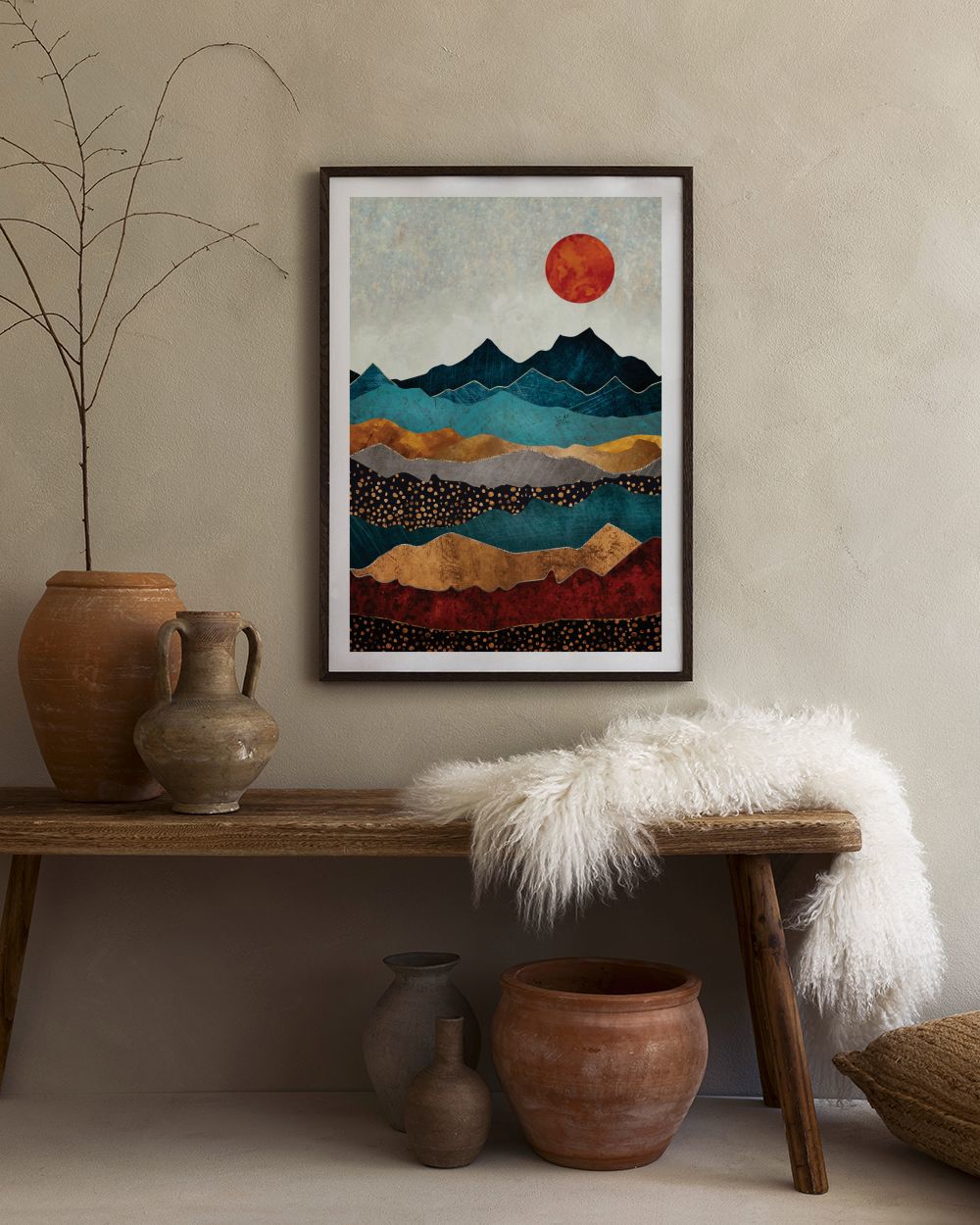 SpaceFrog Designs - Amber Dusk Print