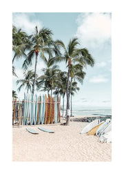 Waikiki Surfing Print