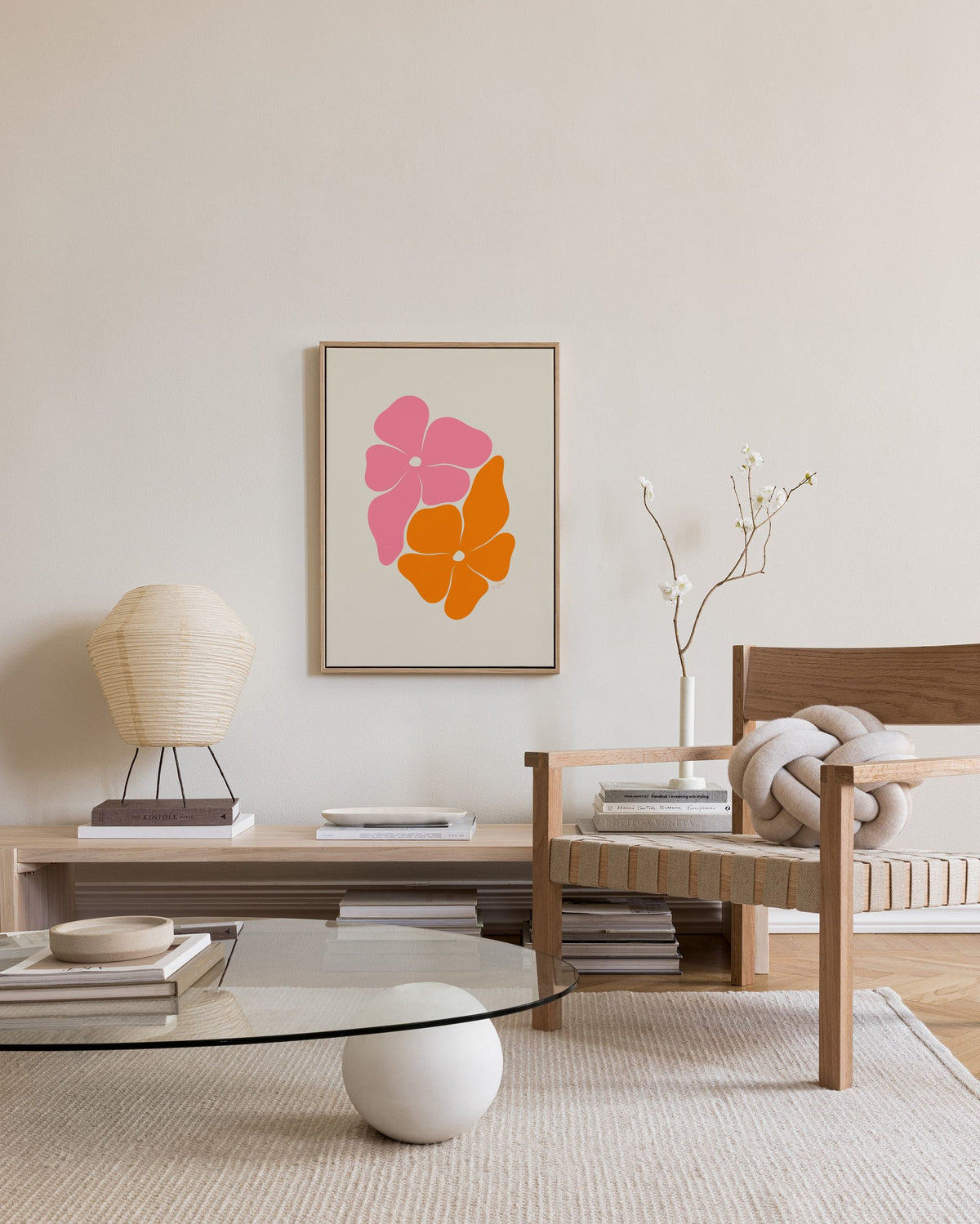 Hanna KL - Floral Pair Canvas print