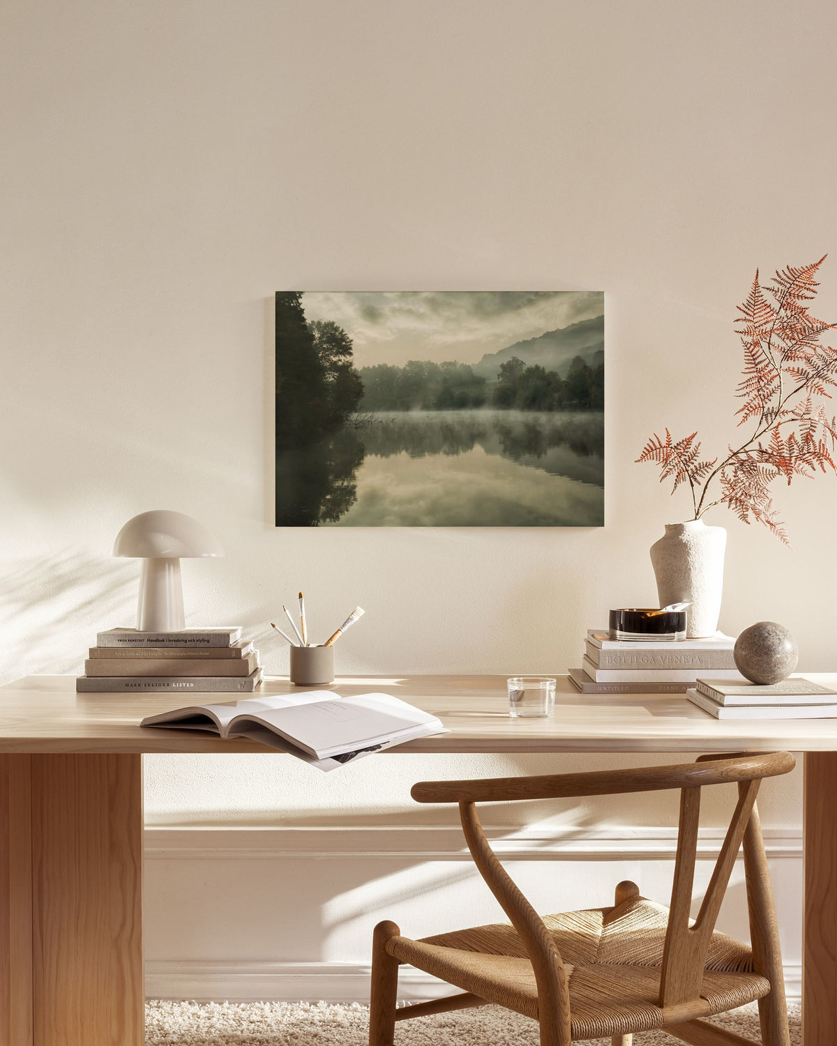 Green Lake Canvas print