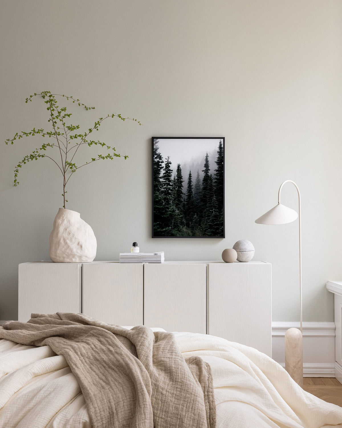Foggy Woods Canvas print