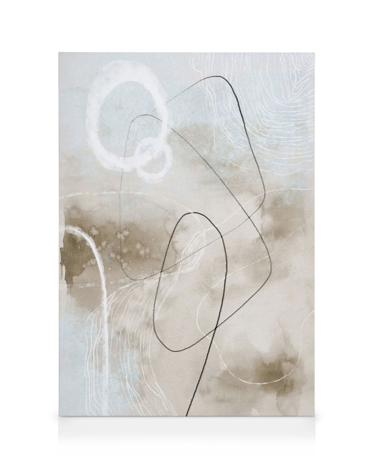 Soft Abstract Lines No2 Canvas print
