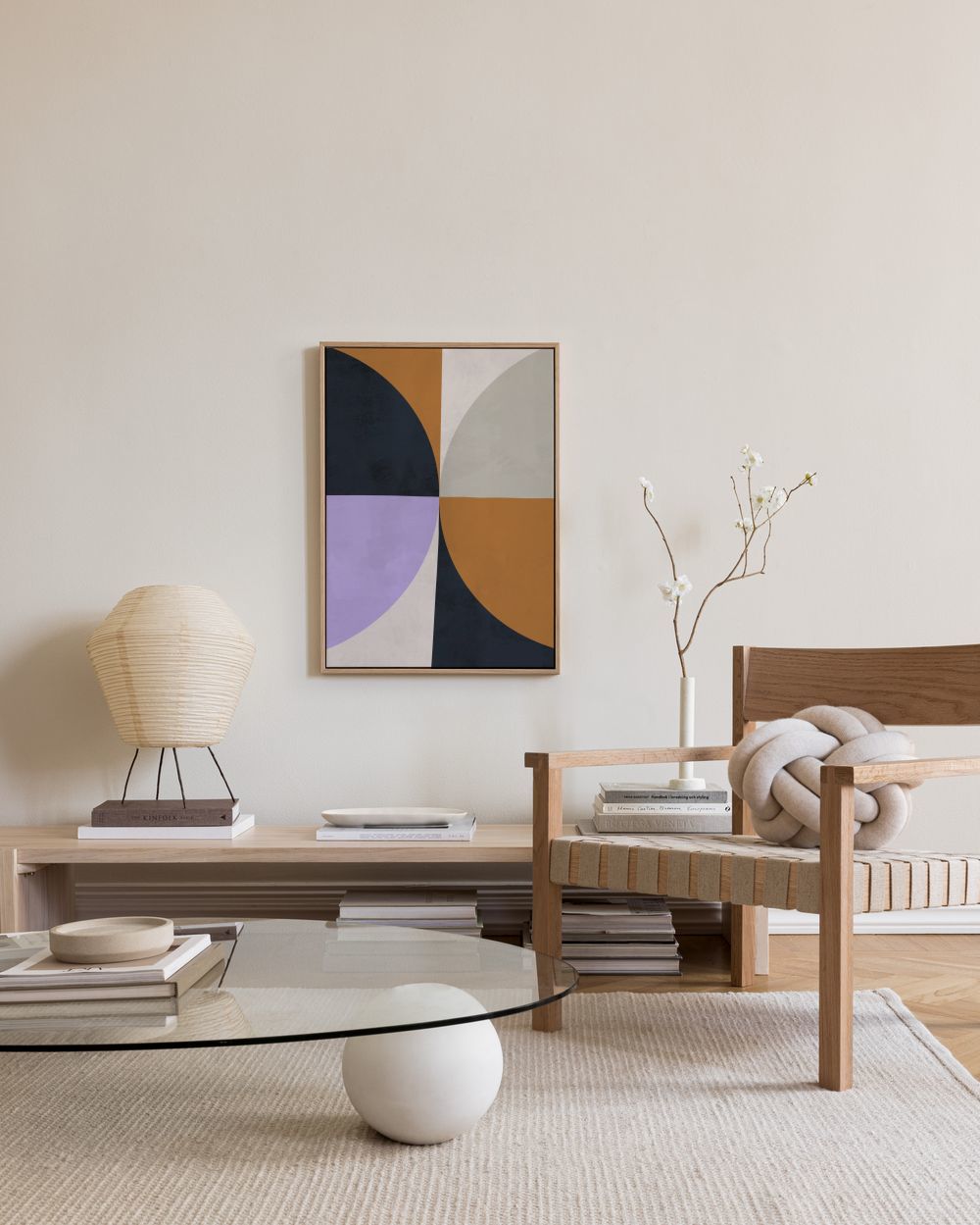 Irregular Shapes No1 Canvas print