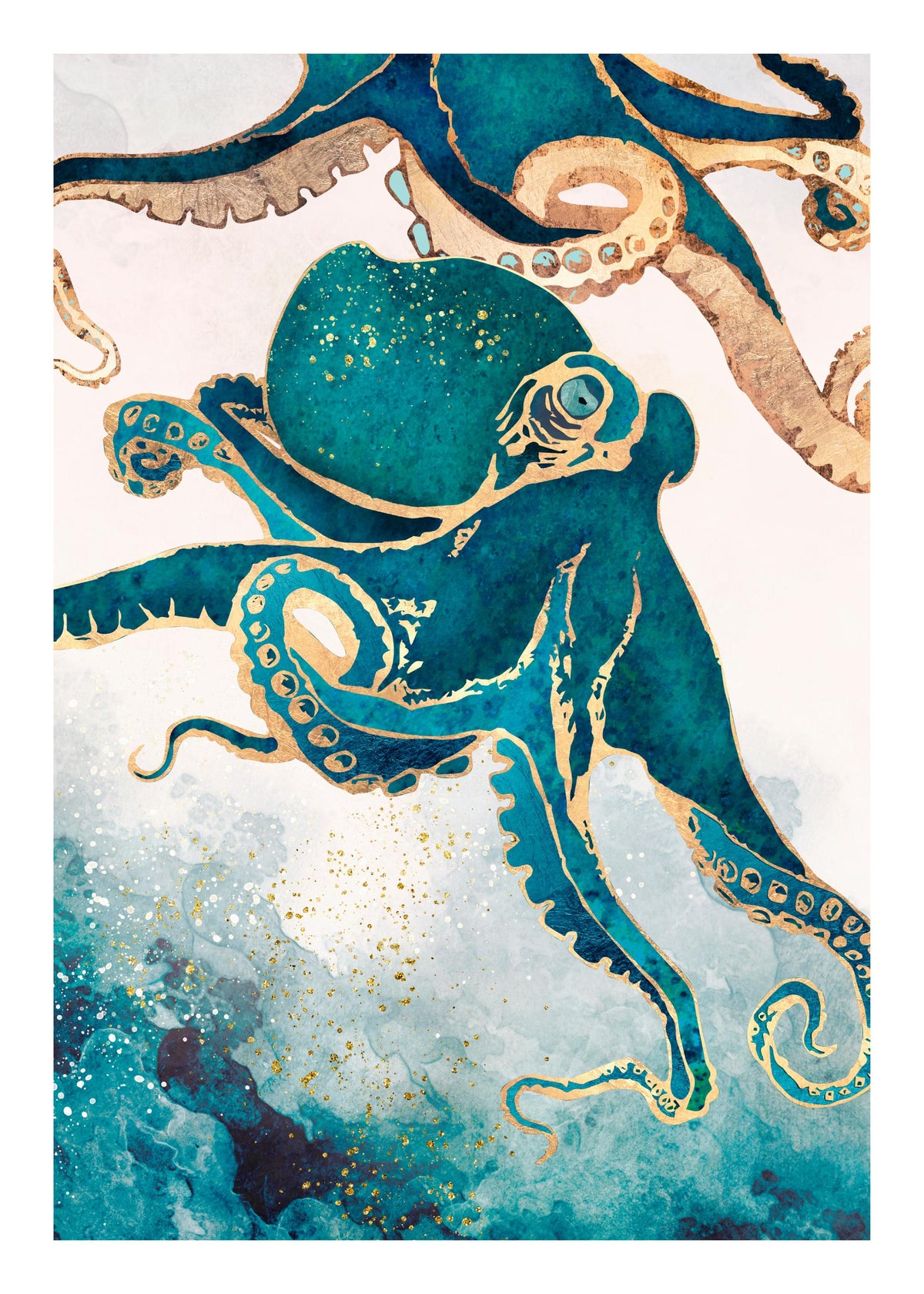 SpaceFrog Designs - Underwater Dream V Print