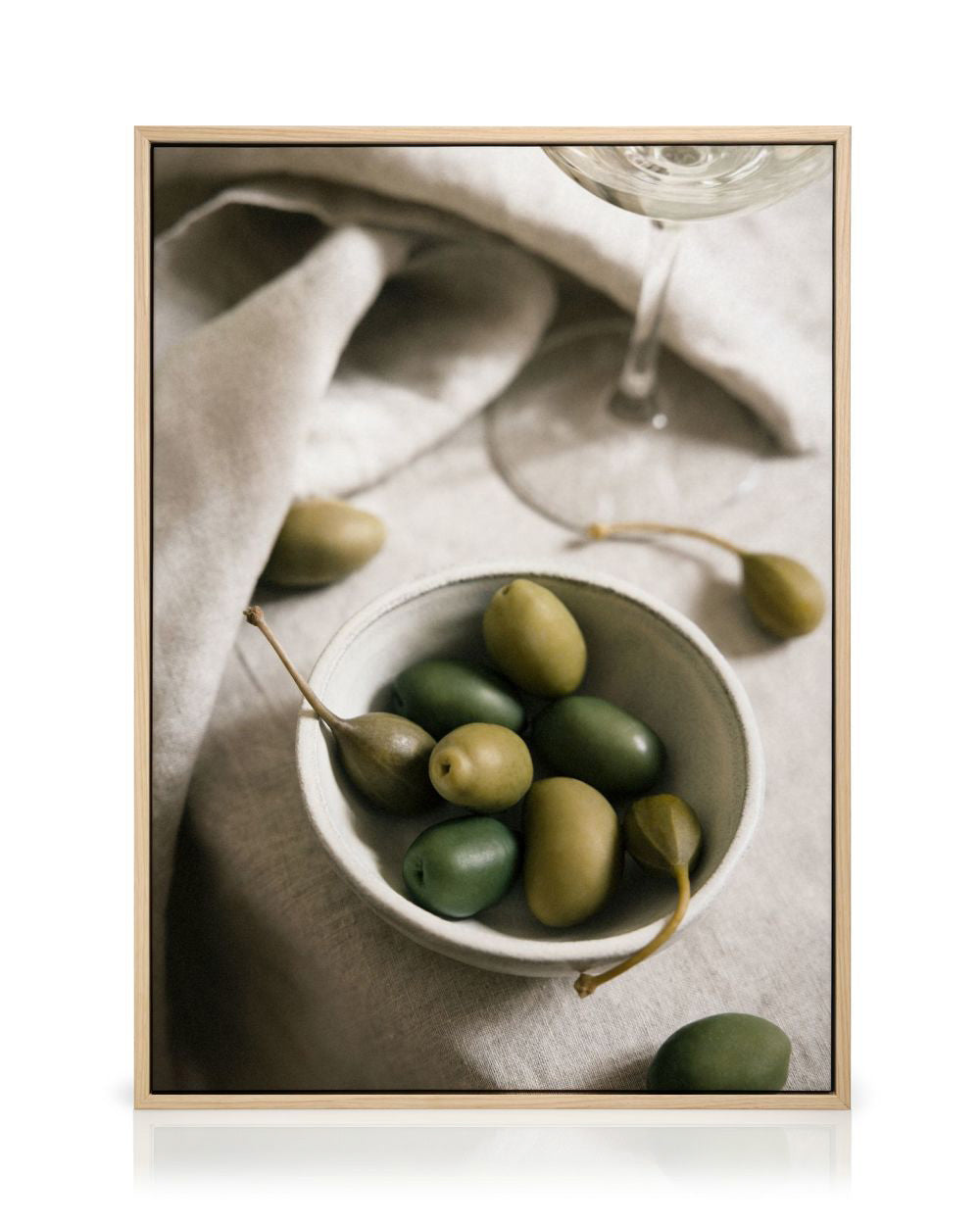 Bowl of Olives Canvas print