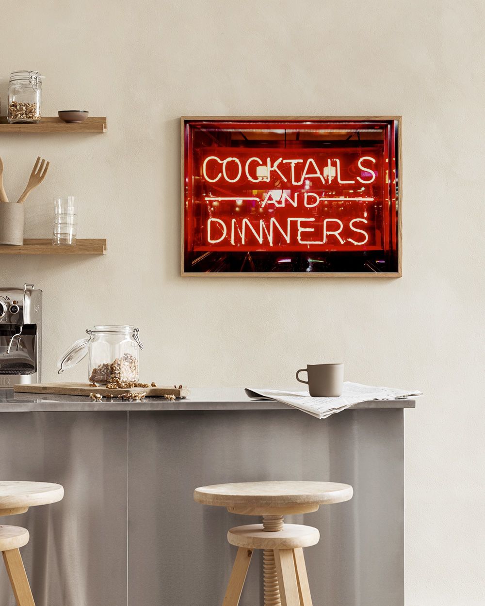 Cocktails and Dinners Print
