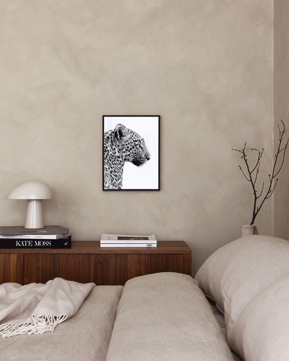 Leopard Profile Print