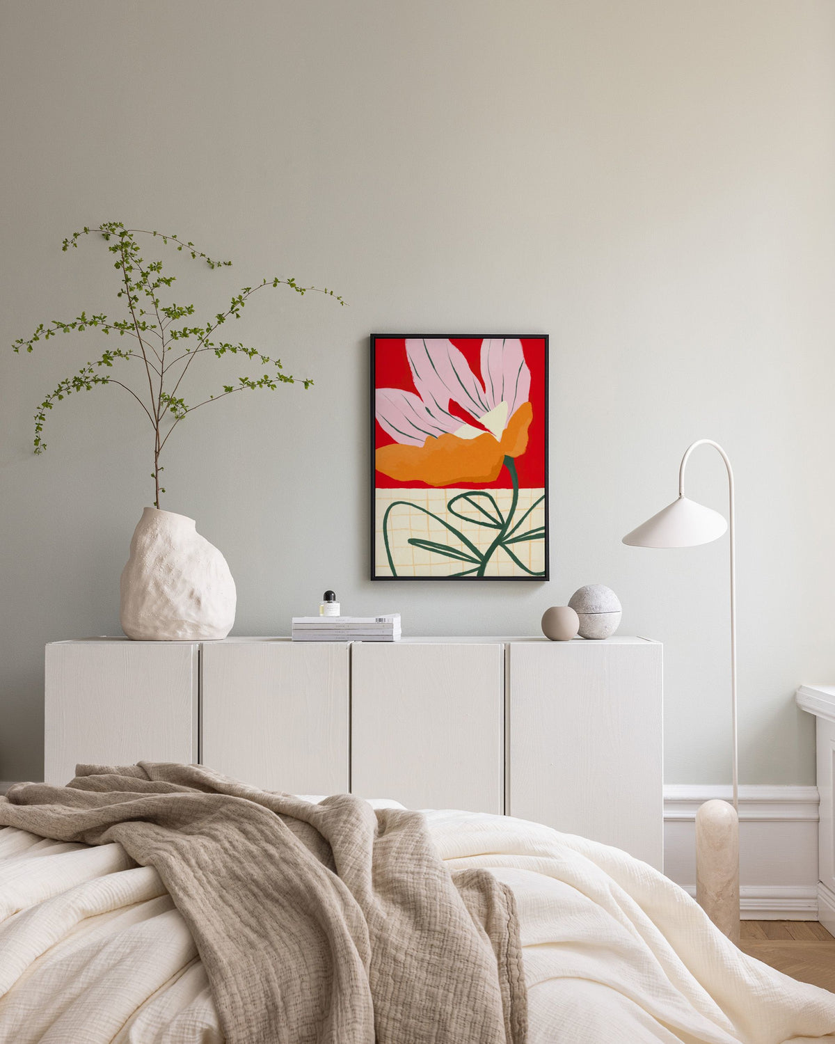 Decorative Flower Canvas print