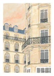 Katharina Puritscher - Golden Hour Building Print
