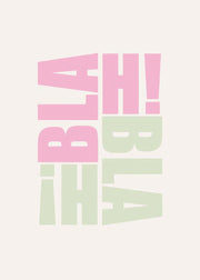 Blah Blah Print