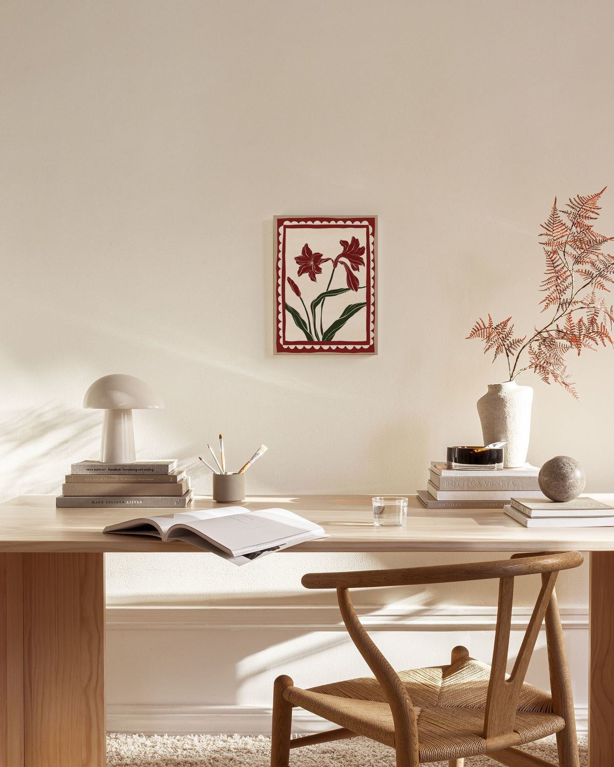 Framed In Bloom Canvas print