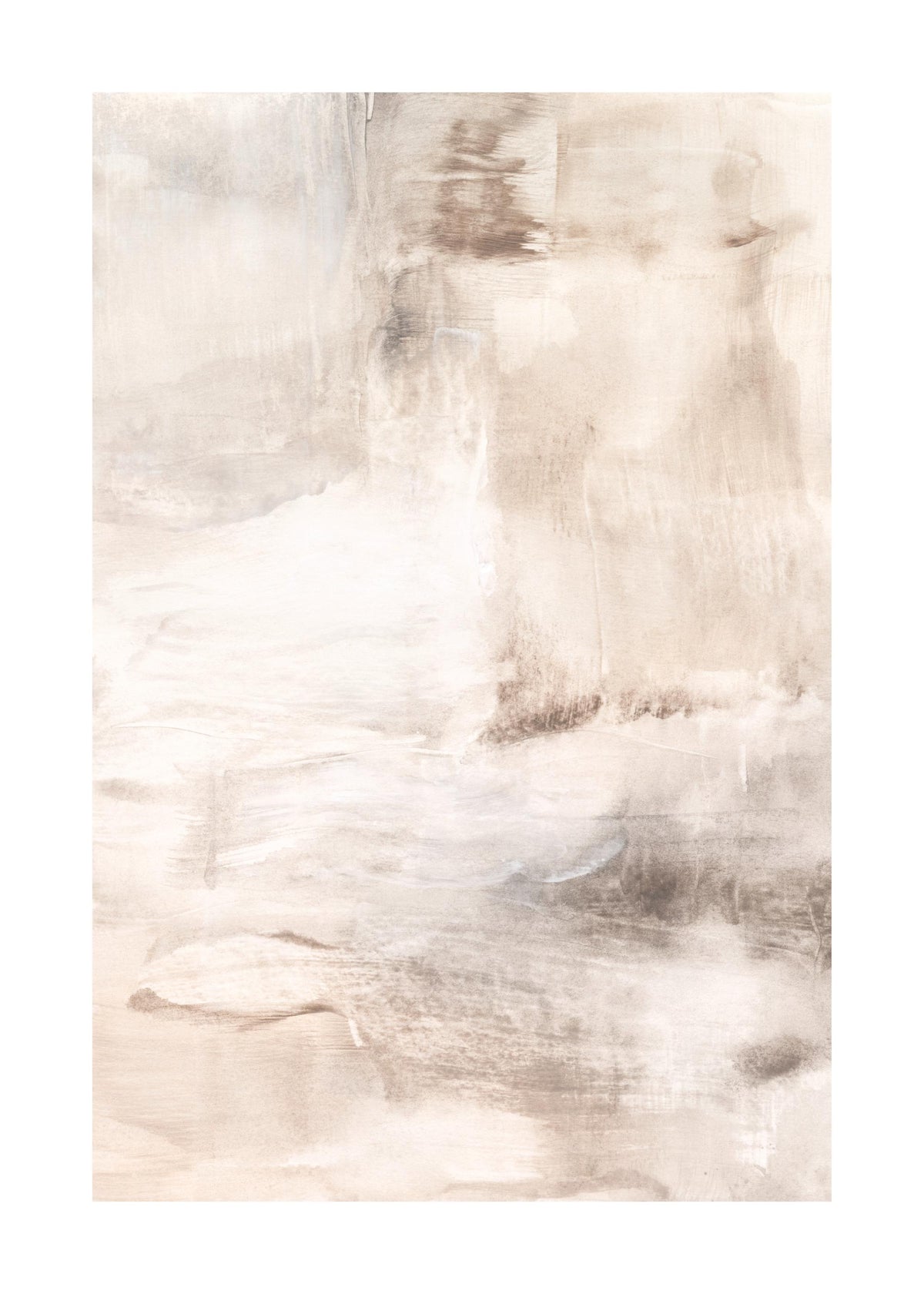 Soft Beige Painting No1 Print