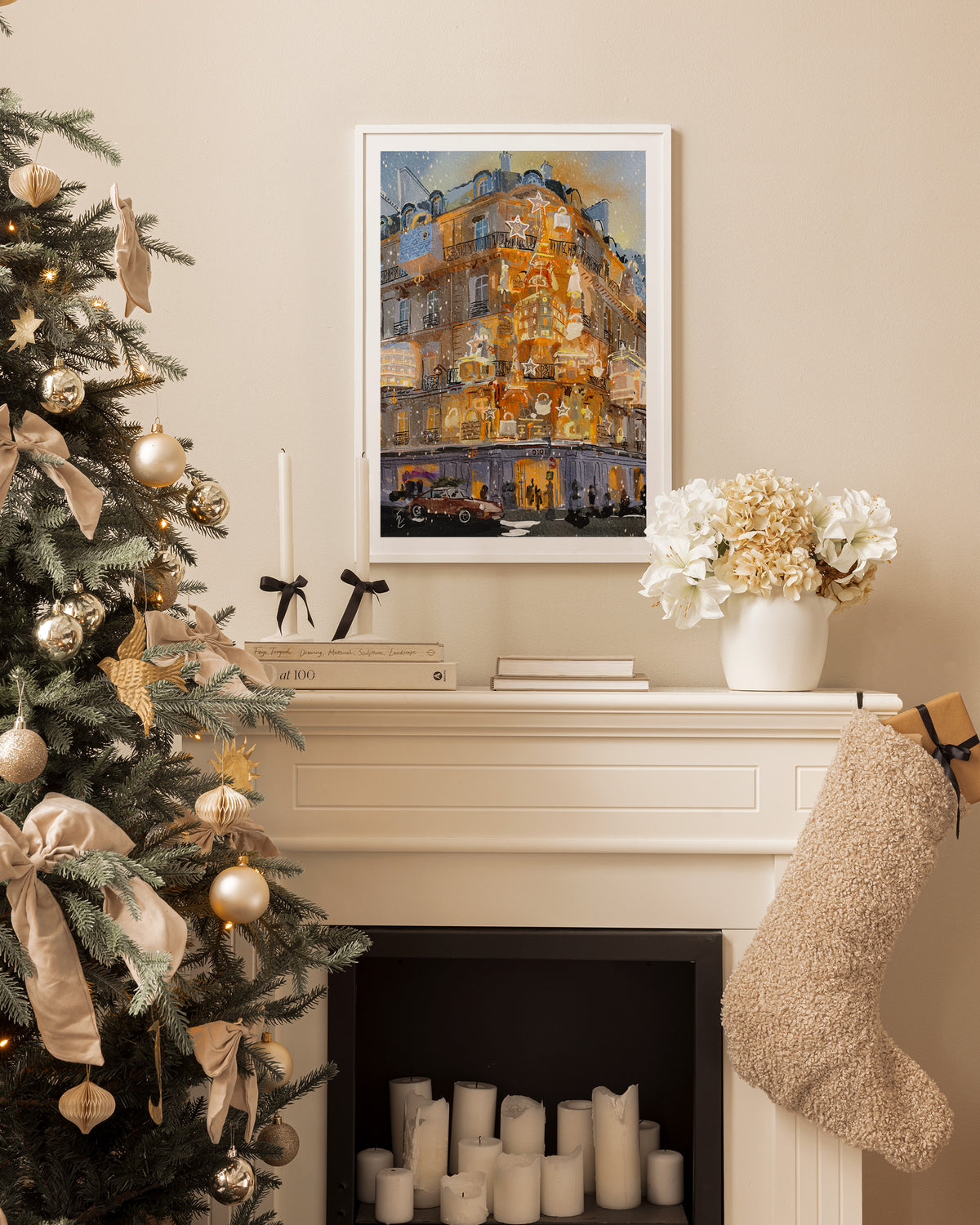Ekaterina Zagorska - Dior Christmas Print