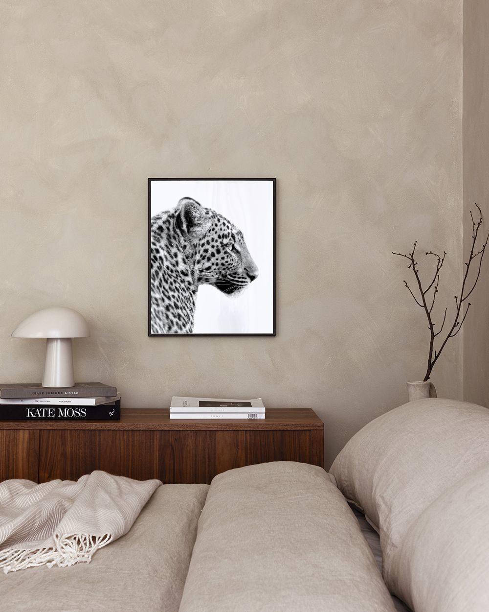 Leopard Profile Print